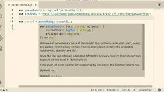 parse domain