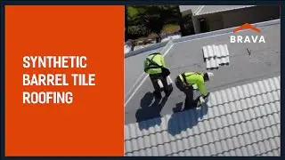 White Spanish Roof Tile - #1 Synthetic Barrel Tile Roofing