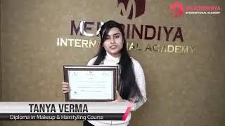 🎓 Congratulations to our talented student Tanya Verma