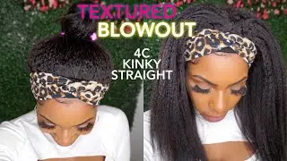 😍BLOWOUT TEXTURE! GET THE LOOK WITH THIS WIG FROM OMGHERHAIR! Beginners guide to Headband Wigs!