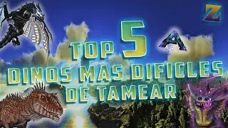 Top 5 dinos mas difíciles de tamear en ARK