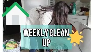 TOTAL DISASTER CLEAN WITH ME // WEEKLY CLEANING ROUTINE // 2019