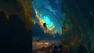 🌌 Futuristic City to Galaxy Journey | Epic AI Short Story 🚀✨ #AIStory #SciFiShort  #FuturisticCity