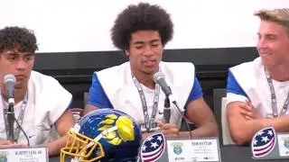 Santa Clara High School at 49ers Media Day