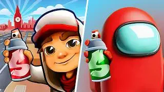 Subway Surfers VS Among Us Subway Run, Subway Surfers New Update London Lucky Creatures, Subway Surf