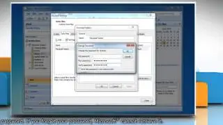 How to set a Password for Outlook 2007 Data File (.pst)