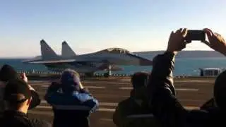 Викрамадитья МиГ-29К/КУБ в Баренцевом море / Vikramaditya MiG-29K