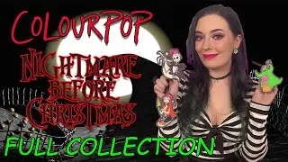 Colourpop x The Nightmare Before Christmas Collaboration Review and Swatches