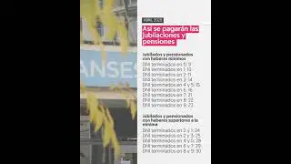 💰Calendario Anses: con aumento y bono, as&iacute; se pagar&aacute;n jubilaciones y pensiones en abril 2025