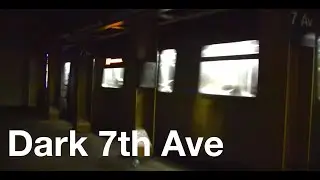 ᴴᴰ Dark 7th Avenue Station B and Q Train Action