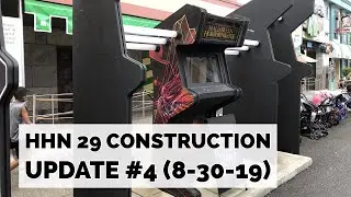 Halloween Horror Nights 29 Scare Zone Construction Update #4 | Universal Studios Florida