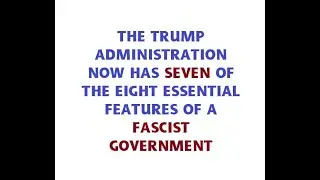 Has Trump ushered in an American FASCISM? His government has moved closer to the textbook definition