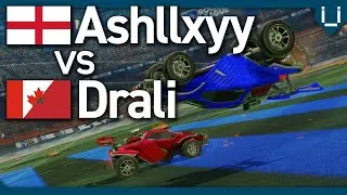 Ashllxyy vs Drali | ft. Markydooda | 1v1 Rocket League Showmatch