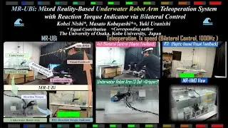 MR-UBi: Mixed Reality-Based Underwater Robot Arm Teleoperation System with RTI via Bilateral Control