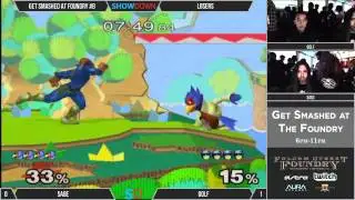 Get Smashed at the Foundry #8 - Losers - Golf (Falco) vs Sage (C. Falcon)