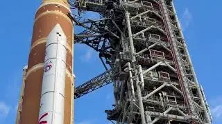 NEWS 🚨: Artemis II on the way to the pad. Still cool.