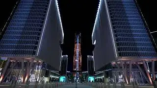Stunning Nightscape of the New Capital CBD Project