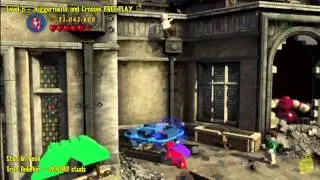 Lego Marvel Super Heroes: Lvl 8 Juggernauts and Crosses - FREE PLAY (Minikits & Stan In Peril) - HTG