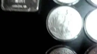 My silver bullion  .. stacking in 2009 monarch metals
