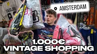 ALLES WAS ICH KAUFE IST FÜR EUCH💰 XXL 1000€ Amsterdam Vintage Shopping Vlog🛍️ | Jan