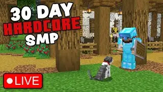 🔴LIVE - HARDCORE ISLAND BASE UPGRADES!!! - 30 DAYS HARDCORE SMP