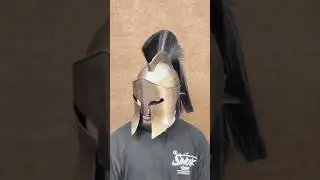 Medieval Spartan Helmet, Wearable King Leonidas Armor Helmet for Role Play #spartan #spartanking