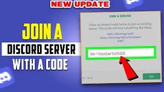 How to join a discord server with a code (PC or Laptop)