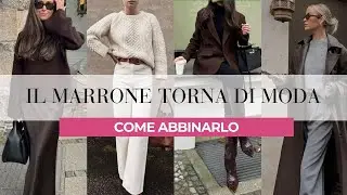 Marrone: come abbinarlo