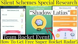 Silent Schemes Special Research Pokemon Go | Super Rocket Radar Pokemon Go | Giovanni Shadow Latias