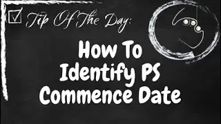 How to identify Provisional Sum Commence Date