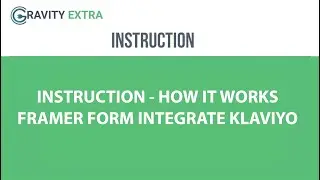 [Framer Form] Klaviyo Integration - Instruction