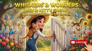 FUNNY KITTEN vs. WATER! 💦😹 Lily & Kitty&rsquo;s Magical Garden Adventure 🌻 🌷🌈🦋🐿️💤