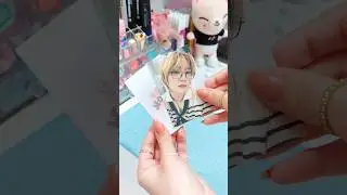 🌸&bull;&deg;.. Kpop DIY &bull; Jeongin Photocard (precisei fazer pc dessa selca) ♡ #straykids #photocards #kpopdiy