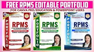 RPMS PORTFOLIO TEMPLATE (FREE & EDITABLE) | Lovely Jan