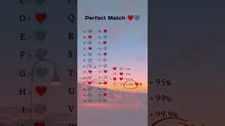 💘Perfect Match &ndash; Who&rsquo;s Truly Made for You? | Find Out Now 👀 | #perfect #match #true #find #love