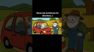 Never ask an Irishman for Directions! #ireland #farmer #irishcomedy #fyp #foryou