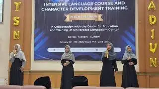 Drama panggung anak madrasah pakai bahasa Inggris, Keren