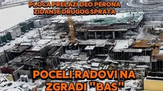 NOVA GLAVNA ZGRADA BAS STANICE POCELI RADOVI,POKRIVANJE PERONA SPRATOM ZGRADE,RADOVI ZELEZNICKA 