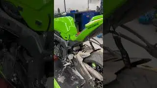 Kawasaki Ninja Zx6r 2nd Service Cost  #youtubeshorts #viralshort #bike #biker #zx6r #zx10r  #service