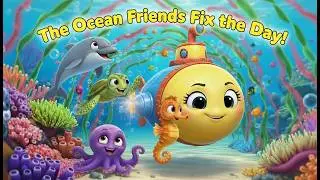 The Ocean Friends Fix the Day! | Ziggle Tunes | Fun Kids Song About Teamwork & Helping Friends