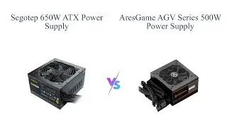 Segotep 650W vs ARESGAME 500W 💡 Which Gaming PSU is Better? 🎮