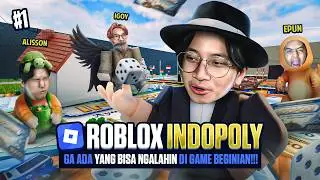 NO ONE CAN BEAT ME AT A GAME LIKE THIS!!! - Roblox Indopoly Indonesia Part 1