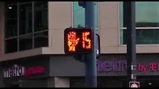 LED Countdown Pedestrian Signal (11th Ave & C St)