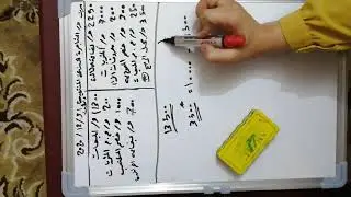 حل تمرين عن الحسابات الختامية والكشوفات المالية