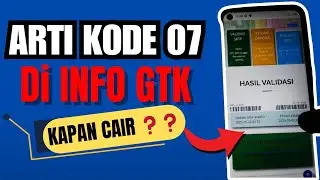 Meaning of Code 07 in GTK Info 2025 #infogtk