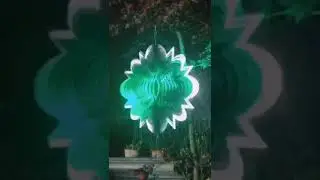 Modern abstract LED lighting kinetic Sculpture