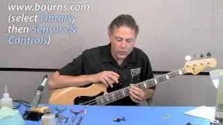 Bourns Blend-Balance Bass Guitar Application