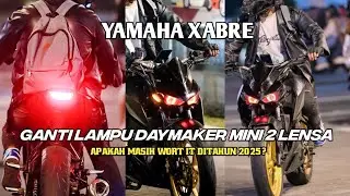PROJECT PASANG LAMPU DAYMAKER MINI 2 LENSA APAKAH WORT IN DI YAMAHA XABRE ⁉️‼️