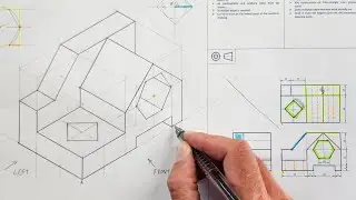 How to draw an Isometric Drawing - HSE | Page 7-9 | Grade 10