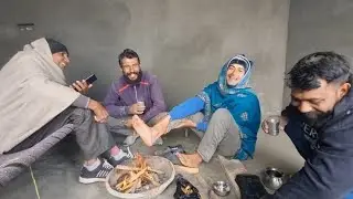 कल का तापमान हमारे यहां 2° था || पुरा दिन आग जलाकर उसके पास बैठे रहे #vlog #farmer #january 2026